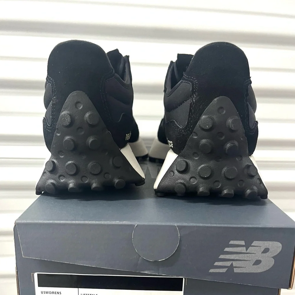 New Balance 327 Animal Print Logo Casual Women Sneakers Black Leopard various sz - Picture 8 of 11